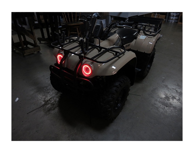 Snorkel Your ATV Angel Eyes LED Kit Yamaha Big Bear 400 2001-2012