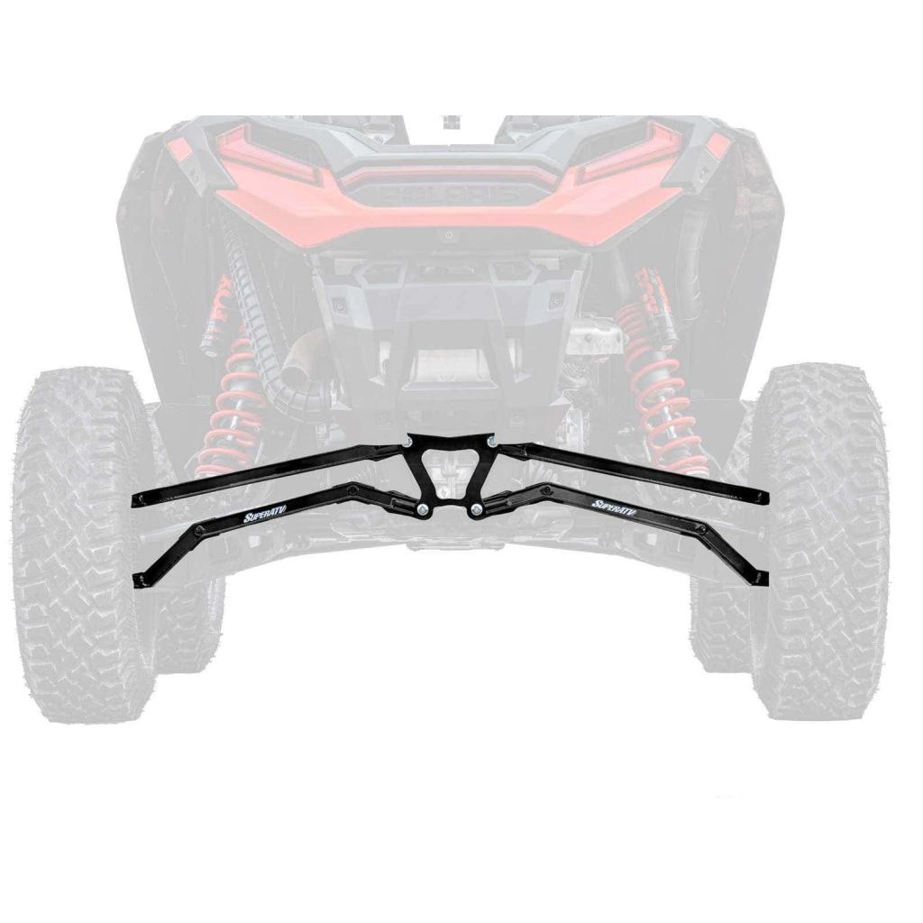 SuperATV Polaris RZR XP Turbo S Boxed High Clearance Radius Arms