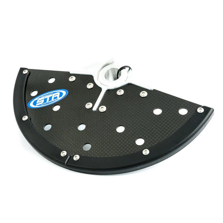 System Tech Racing Front Disc Guard G10 & Carbon Fiber