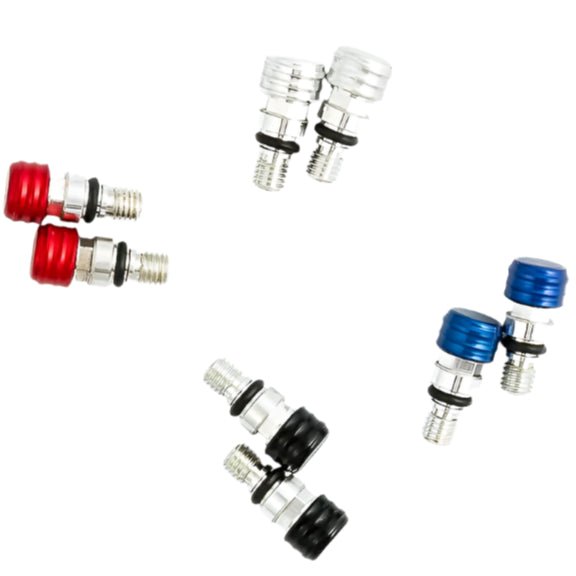 System Tech Racing Speed Bleed Valves 5mm KYB/Showa (Pair) | 10-01