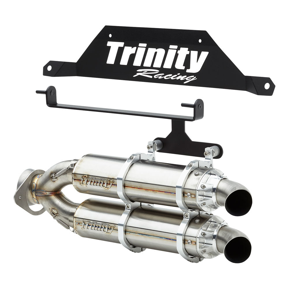 Trinity Racing Dual Slip Ons Polaris RZR Pro R 4 Factory Armored Editi
