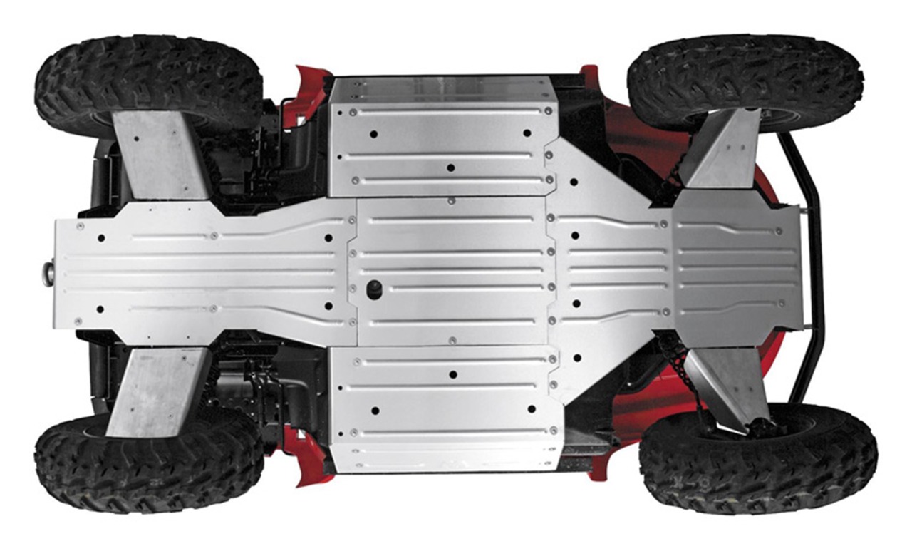 Warn Body Armor Skid Plate Kit Can Am Maverick 1000 XRS 2013
